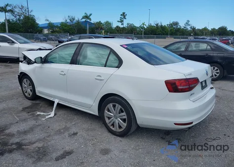2017 Volkswagen Jetta 1.4T S из США, поврежденный, VIN 3VW2B7AJ1HM318590